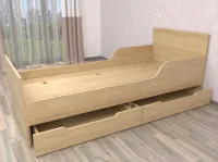 Ágykeret 90x200 BL betét 2db ágyneműtartó+ leesésgátlóval 4